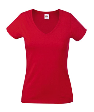 LADY-FIT VALUEWEIGHT COLLO V rosso